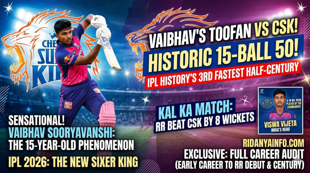 Vaibhav Suryavanshi Biography