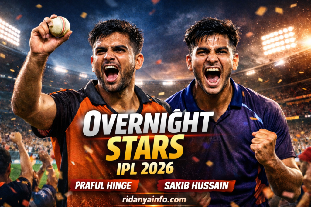 IPL 2026 Praful Hinge Sakib Hussain