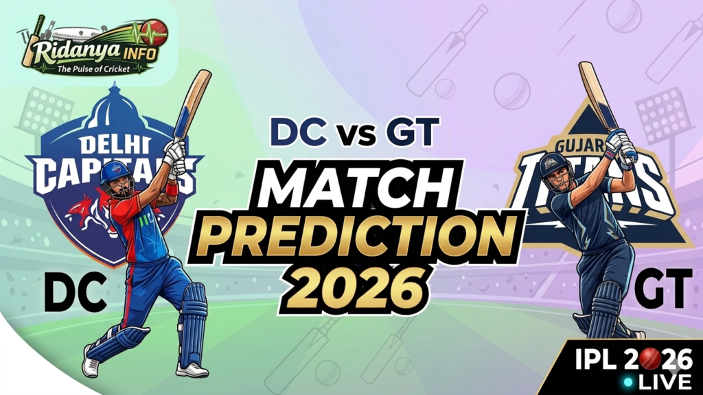 DC vs GT Match Prediction 2026