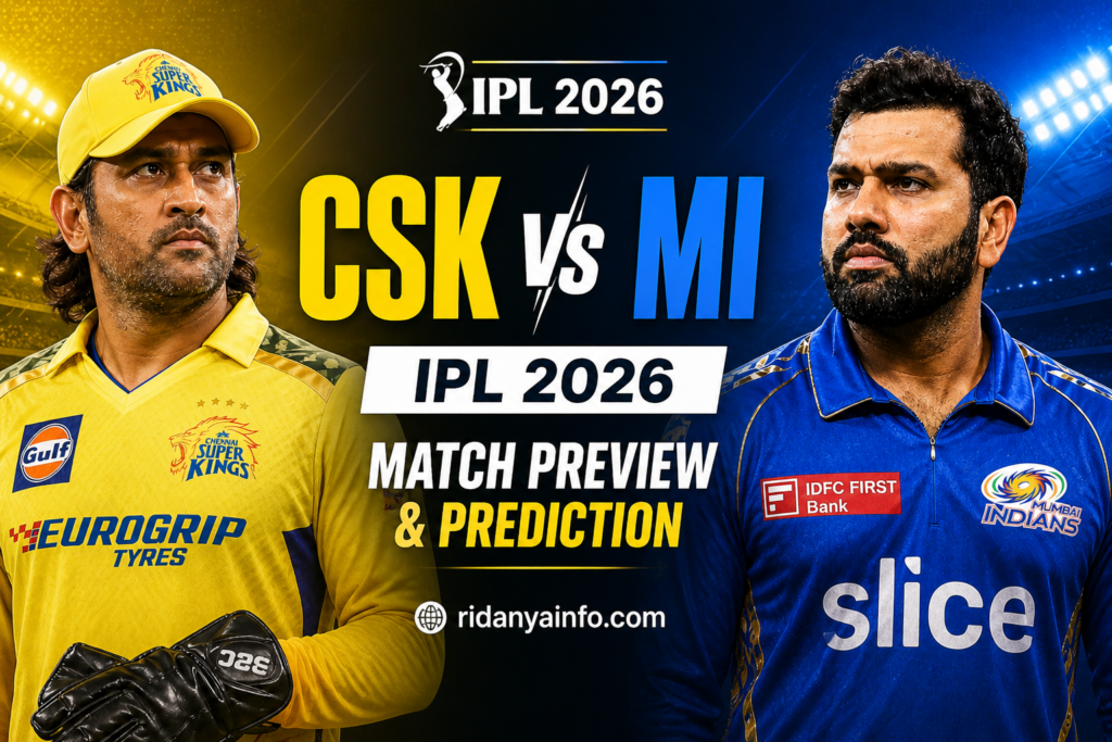 CSK VS MI WHO WILL WIN